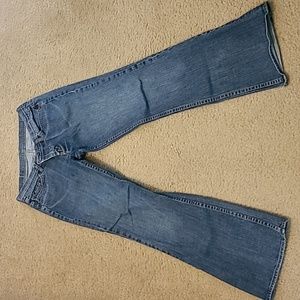 Express x2 flare leg jeans sz 6R